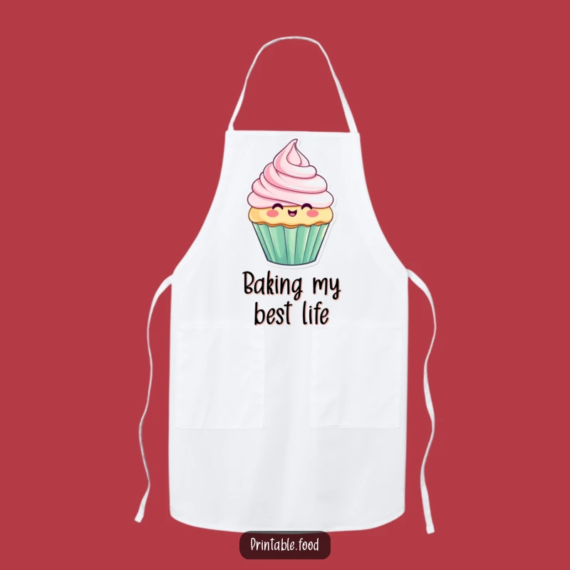 Funny Cupcake Frosting Apron - Hilarious Baking Chef Gear, Ideal Funny Gift