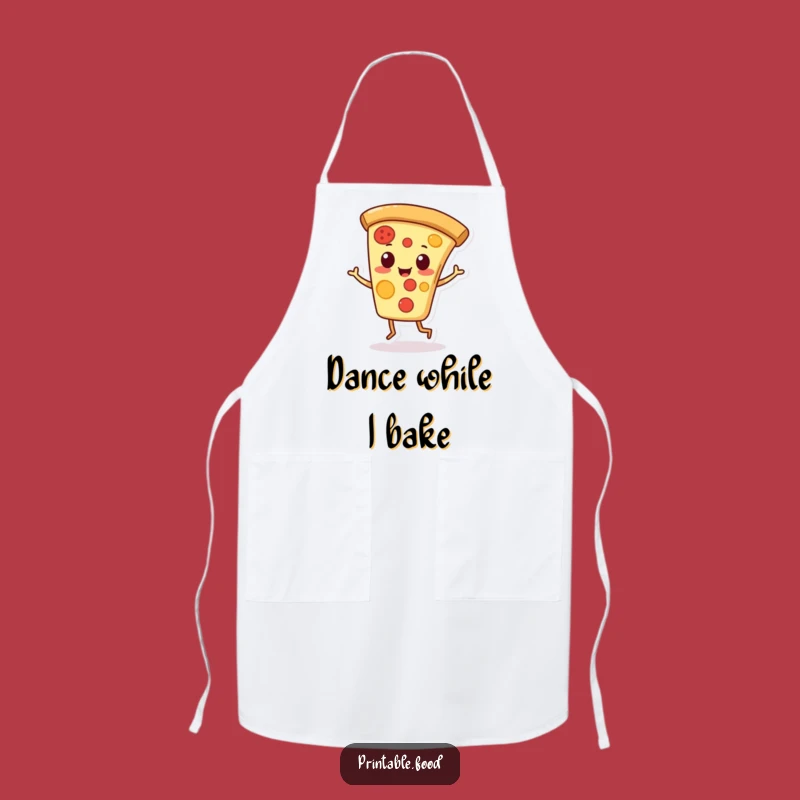 Funny Pizza Slice Apron: Playful Chef Jigs with Flair, Kitchen Humorous Accessory Gift