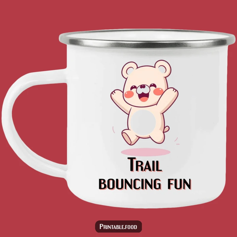 Funny Playful Gummy Bear Camping Mug: Durable Bouncing Cup, Great Fun Gift