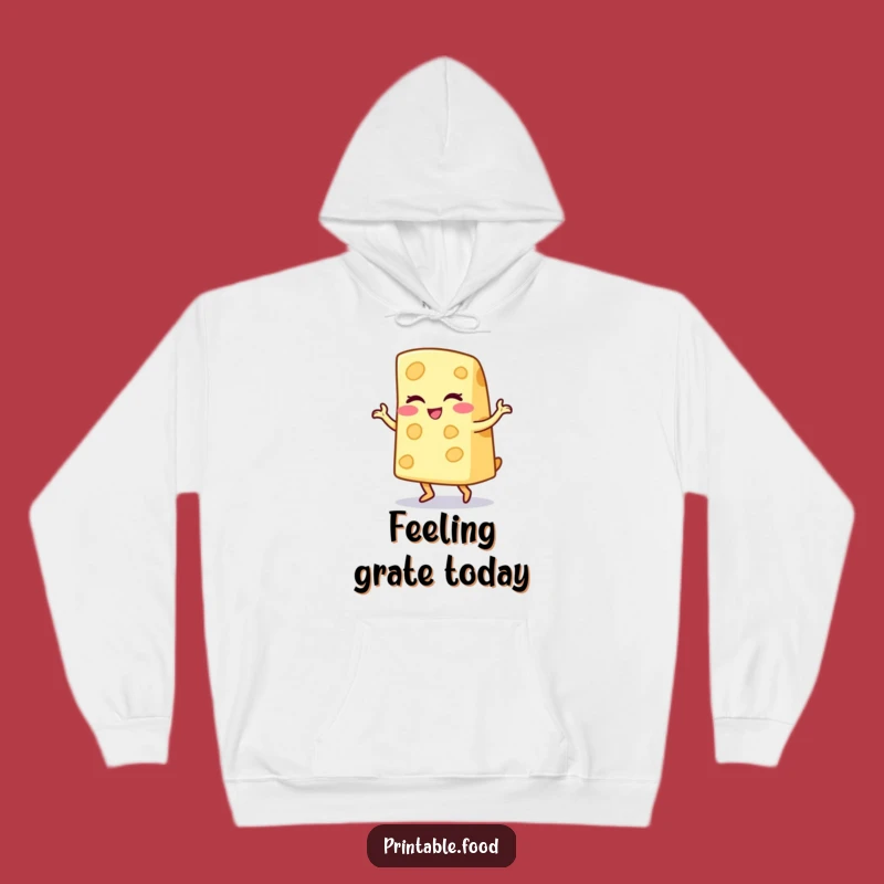 Funny Cheese Wedge Jig Hoodie: Cozy Comfort with Cheesy Charm