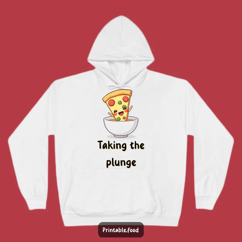 Funny Pizza Slice Hoodie: Cozy Up with Delicious Humor - Great Gift