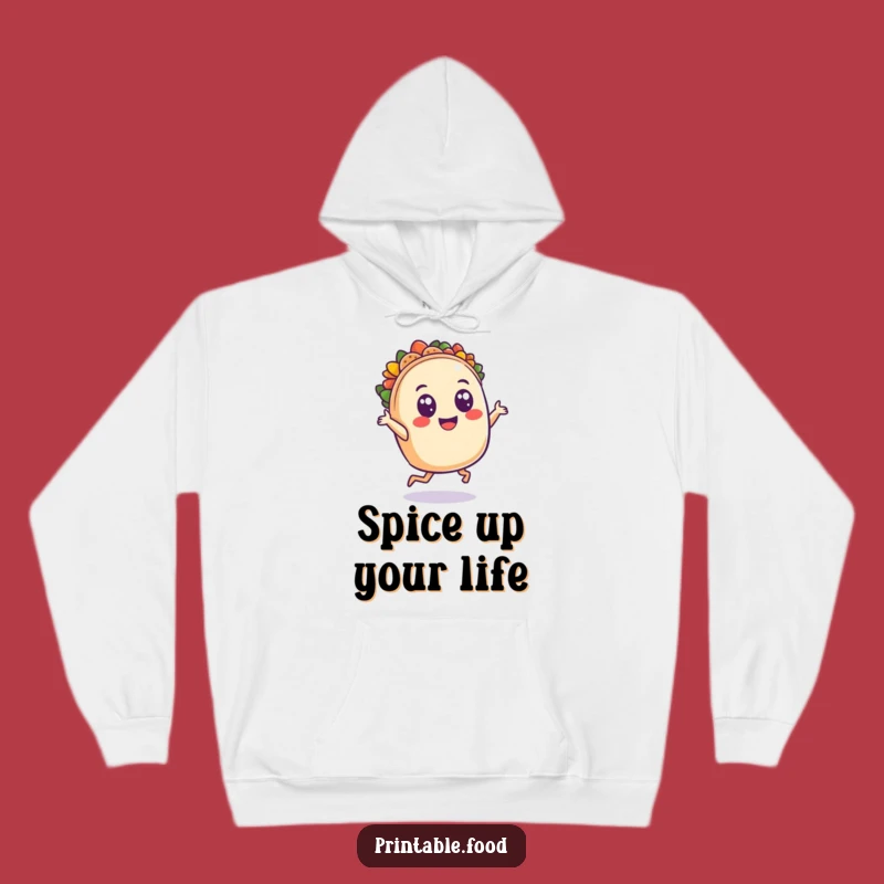 Funny Taco Dancing Hoodie: Stay Cozy with Fiesta Vibes, A Warm Hug for Taco Lovers