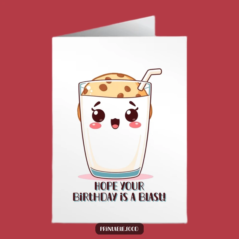 Free Printable Cookie Surprise Birthday Card: Funny Peek-a-Boo Downloadable Gift