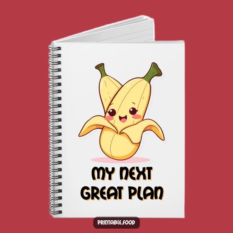 Funny Banana Peeling Notebook - Mischievous Humor Journal, Perfect Gift