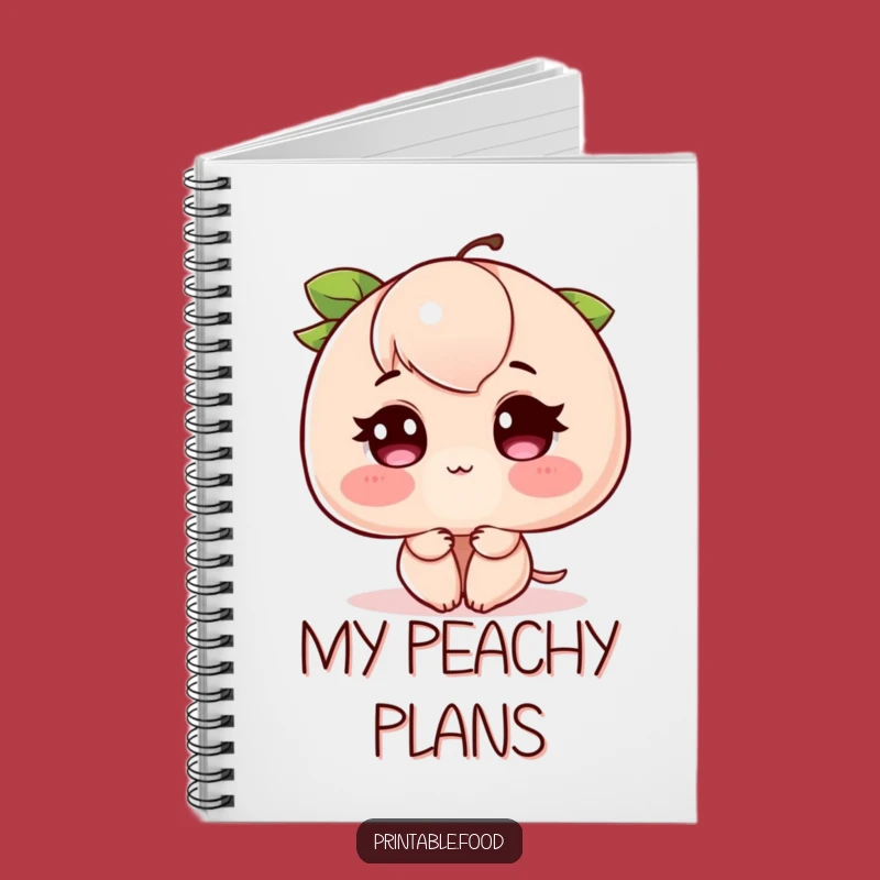 Funny Blushing Peach Notebook: Jot Down Notes with Humorous Charm