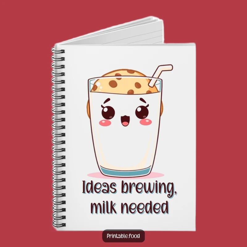 Funny Cookie Milk Surprise Notebook: Jot Down Surprises - Gift