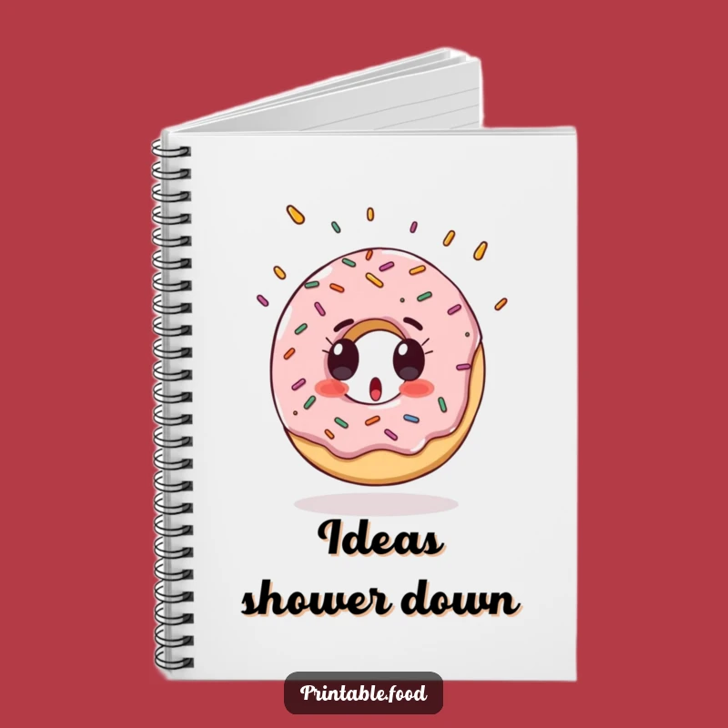 Funny Donut Journal: Surprised Sprinkles, Perfect Writing Gift