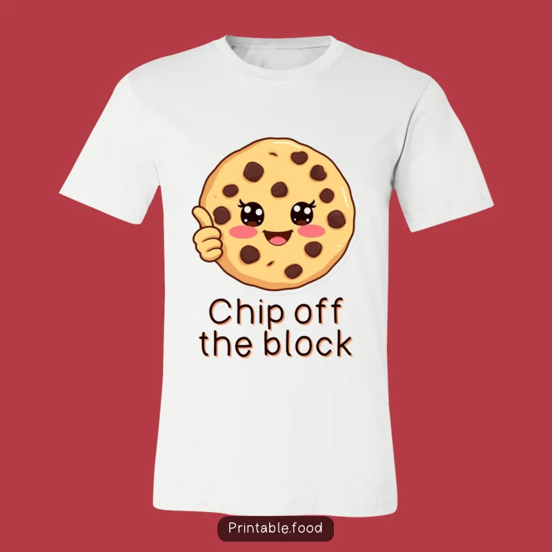 Funny Cookie T-Shirt: Sweet Thumbs Up Design