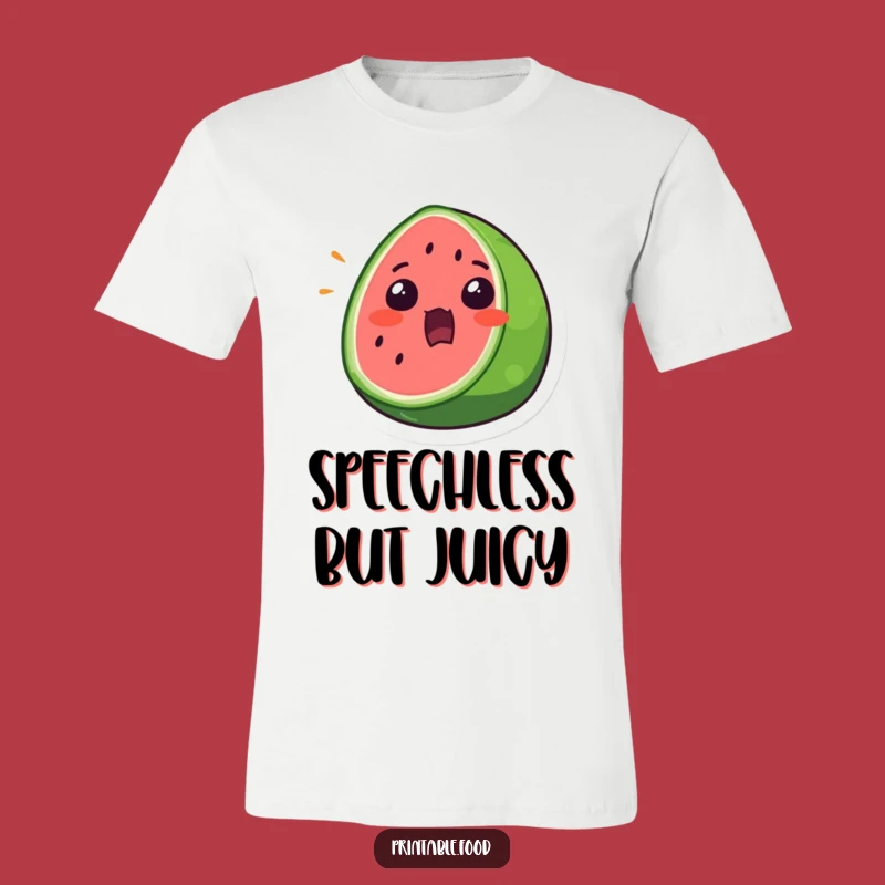 Funny Watermelon Surprise T-Shirt: Wear Your Astonishment with Joy