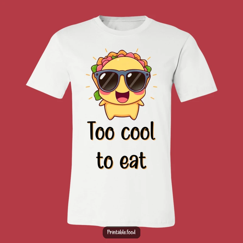 Funny Taco Sunglasses T-Shirt: Wear a Smile and Fiesta Fun