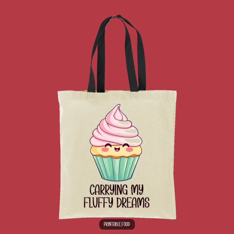 Funny Cupcake Frosting Tote Bag - Hilarious Baking Accessory, Great Funny Gift