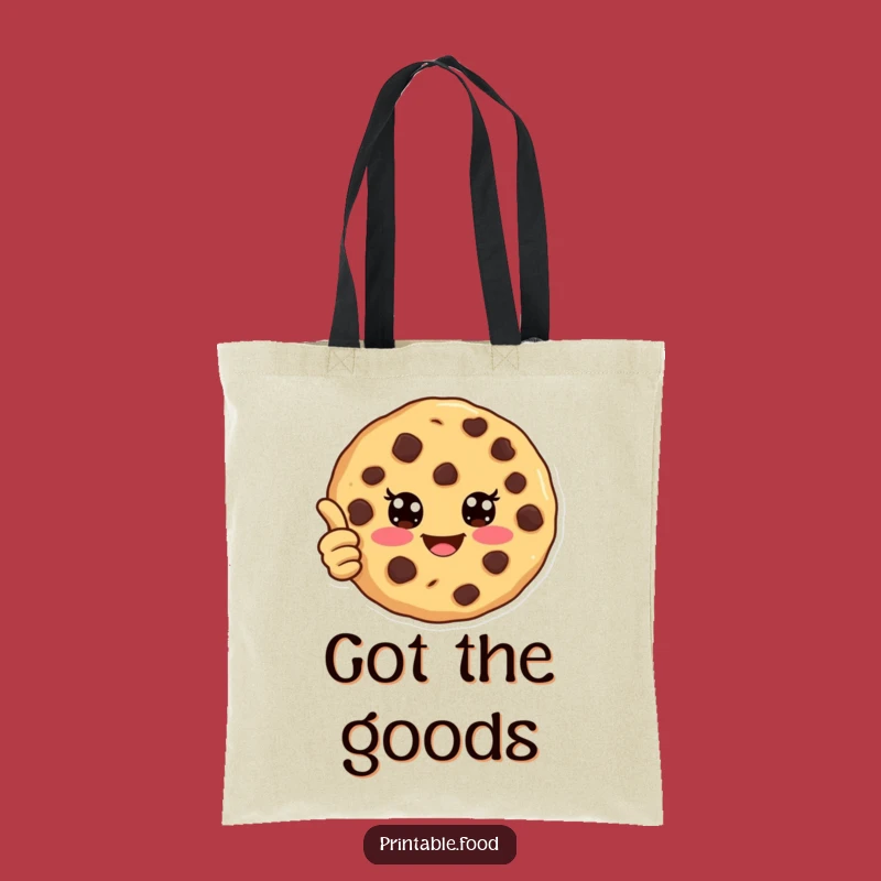 Funny Cookie Tote Bag: Carry Your Sweet Approval